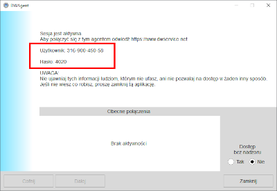 Pomoc online - login